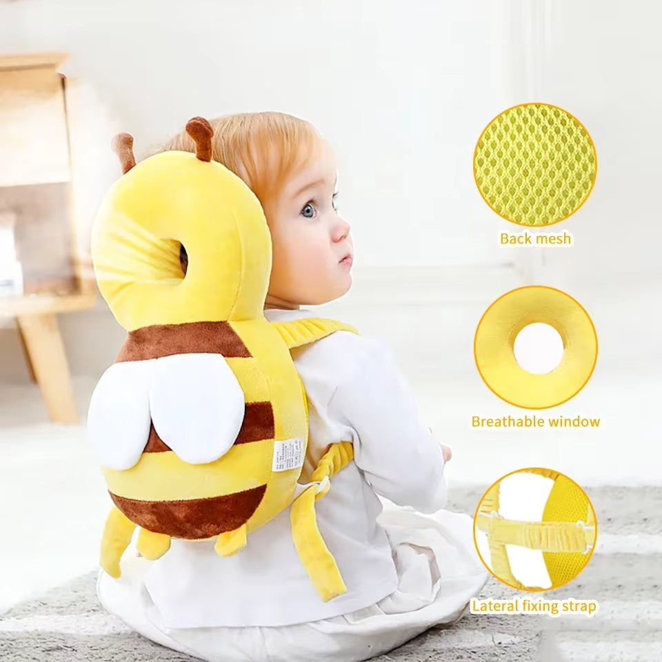 Baby Head Protection Pillow for Early Walkers – Bee Design – product image 1