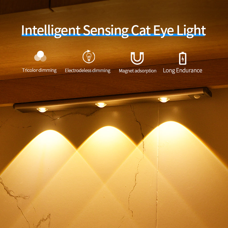 Rechargeable motion sensor under cabinet light for kitchen