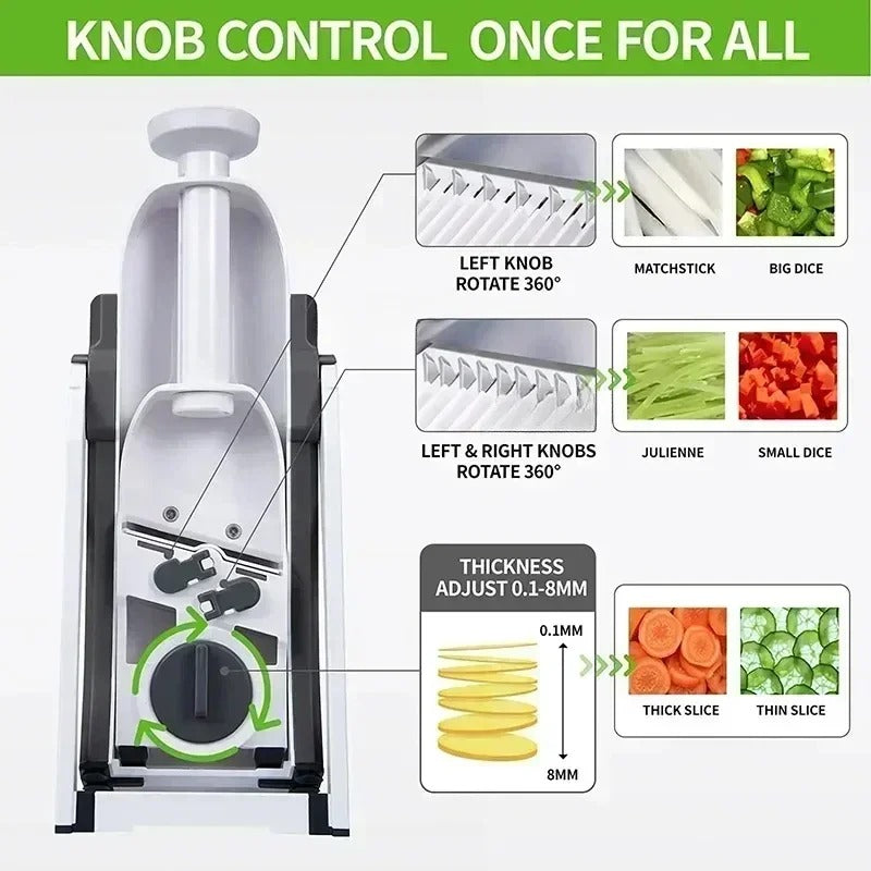Multi-Function Vegetable Cutter & Cheese Grater – product image 9