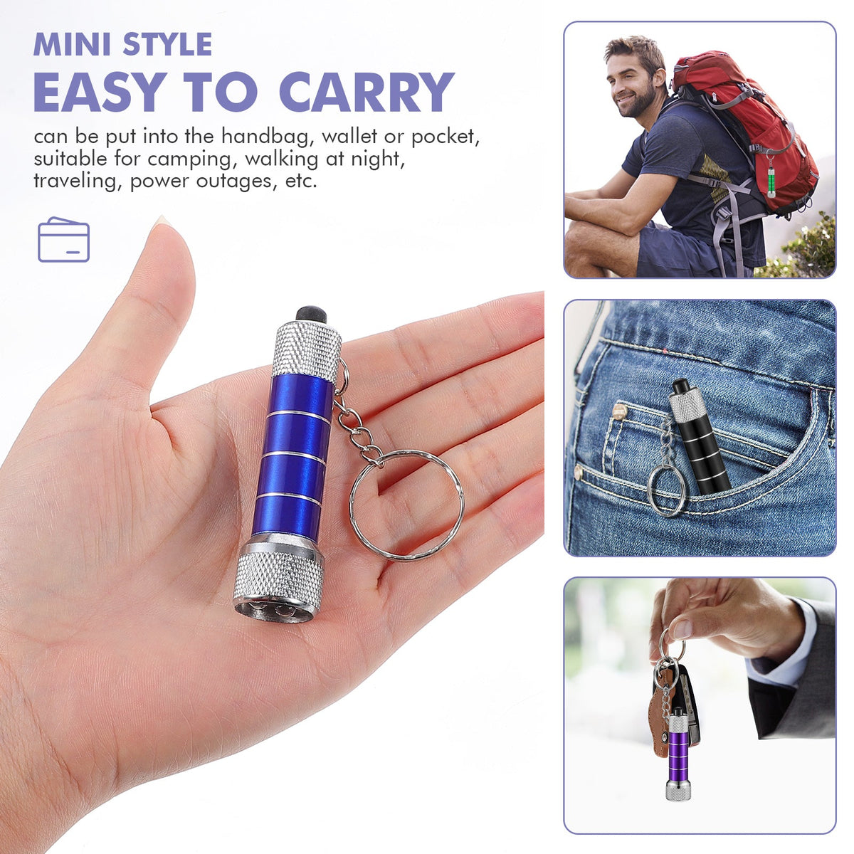 Mini Rechargeable Keychain LED Light Portable Lighting2a1277b1297122f98f8524318ba64b79
