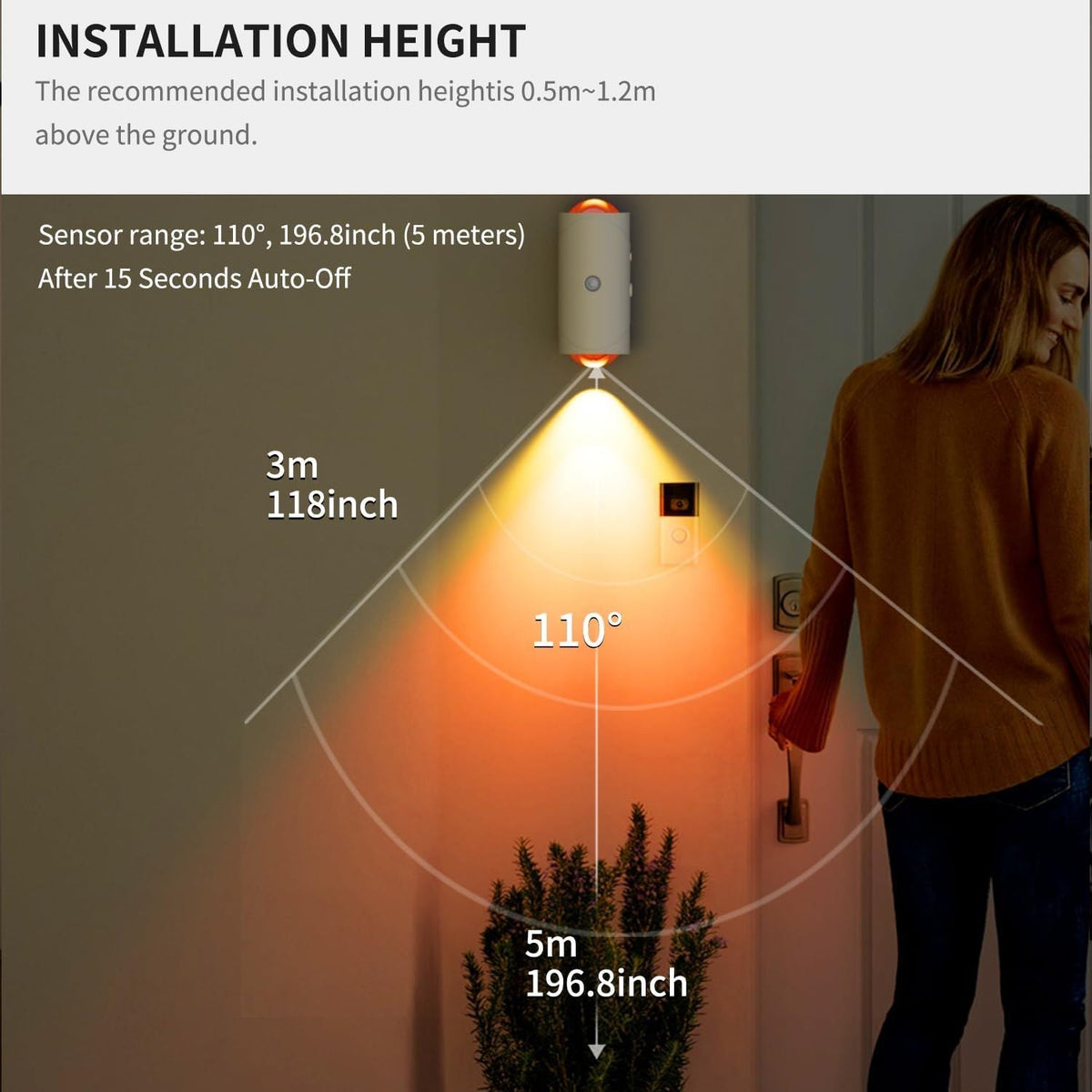 Rechargeable Motion Sensor Night Light Motion Sensor Lightingbe6474d90372bc928b49a791945edc02