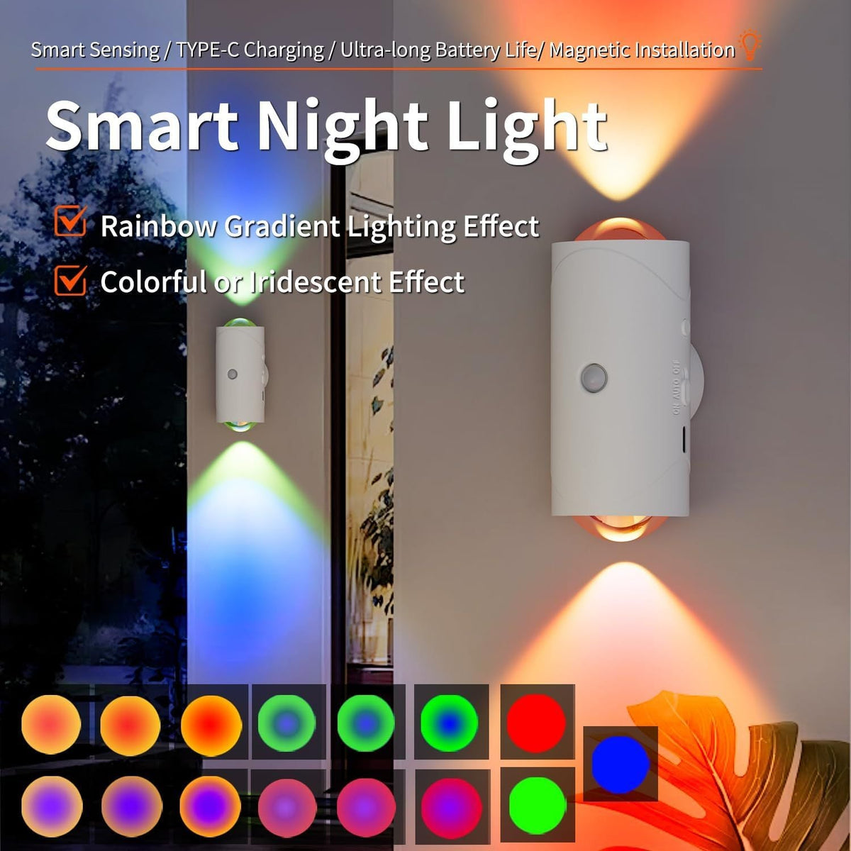 Rechargeable Motion Sensor Night Light Motion Sensor Lighting106bfb94ad6c9b76450fdd5b038b41da